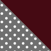 SnugHugs レトロ モダール ドッグ ポロシャツ | Fleck(全犬種対応) Polka Dot Colorblock