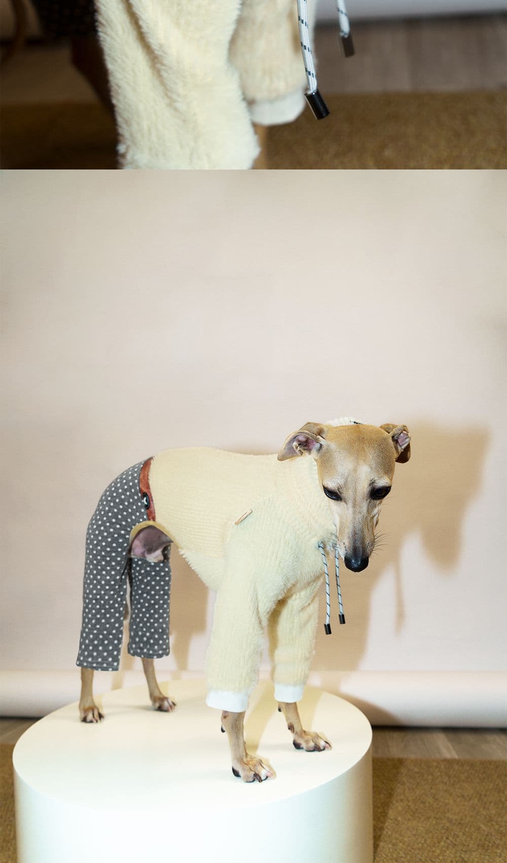 SnugHugs SnugHugs | Faux Mink Knit Dog Jumpsuit 6