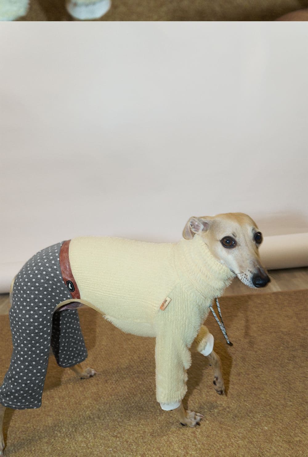 SnugHugs SnugHugs | Faux Mink Knit Dog Jumpsuit 8