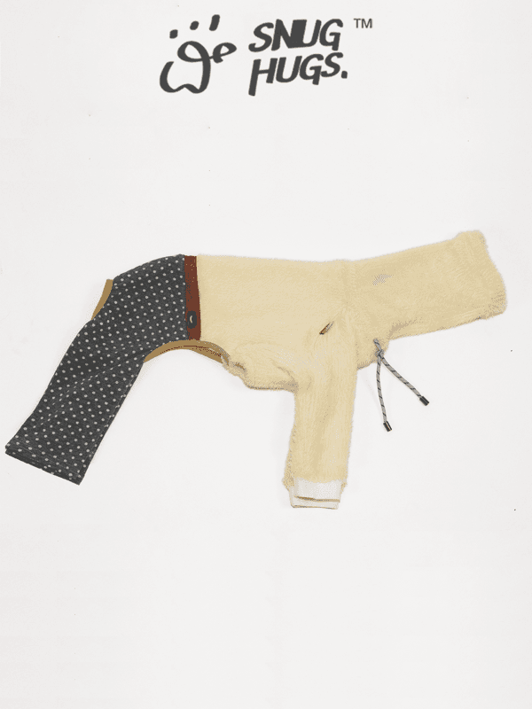 SnugHugs | Faux Mink Knit Dog Jumpsuit