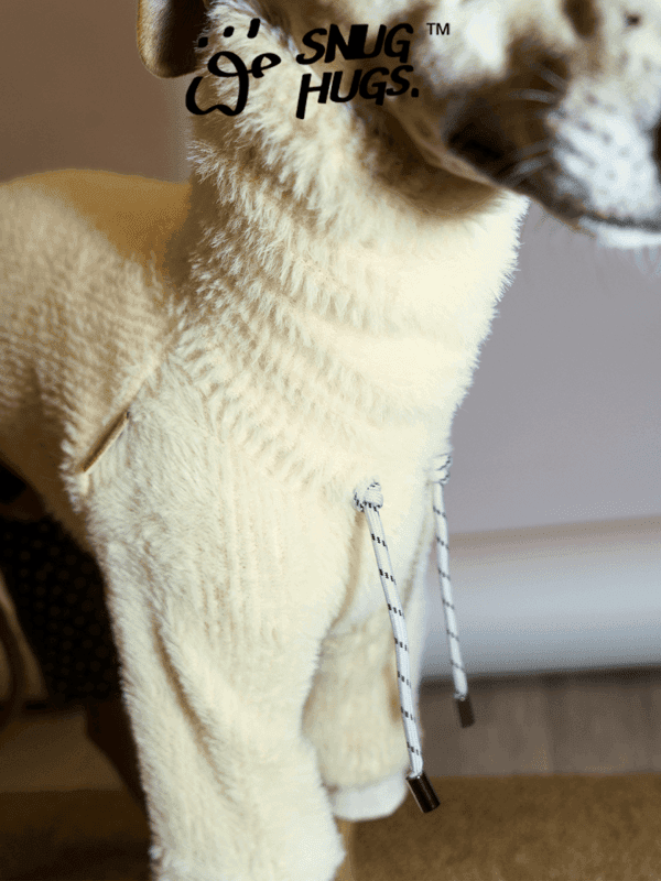 SnugHugs SnugHugs | Faux Mink Knit Dog Jumpsuit Sweet Corn 甜玉米黄 5