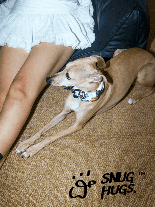 SnugHugs SnugHugs | Original Illustrated Square Scarf black 4